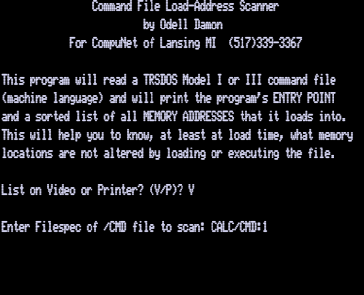 Screen shot